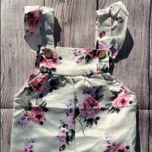 NEW Infant Girl’s Silk Pants Romper Size 6 Months